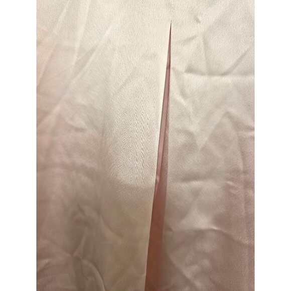 A New Day Women Light Pink Short Sleeve Blouse Button-Down Back Pleat Detail Siz - Picture 4 of 7